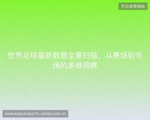 世界足球最新数据全景扫描，从赛场到市场的多维洞察